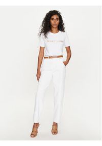 Marciano Guess T-Shirt 4GGP18 6255A Biały Regular Fit. Kolor: biały. Materiał: bawełna