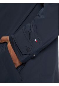 TOMMY HILFIGER - Tommy Hilfiger Płaszcz przejściowy MW0MW37651 Granatowy Regular Fit. Kolor: niebieski. Materiał: syntetyk #3