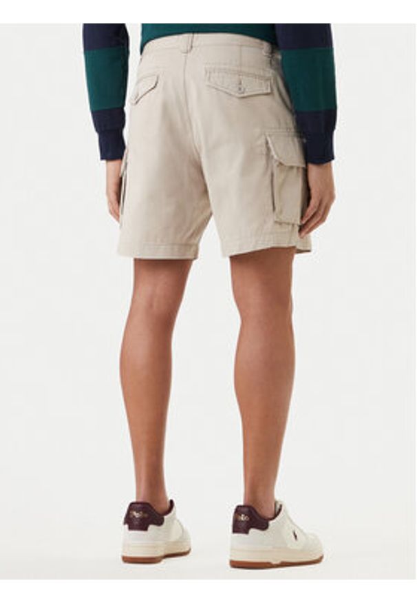 Polo Ralph Lauren Szorty materiałowe 710964027004 Beżowy Relaxed Fit. Kolor: beżowy. Materiał: bawełna