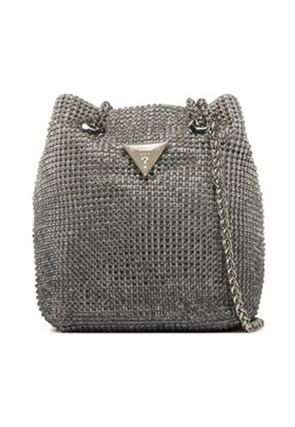 Guess Torebka HWOY93 50750 Srebrny. Kolor: srebrny. Materiał: skórzane