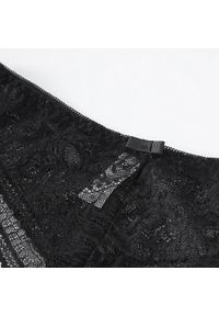 Intica - Komplet bieliźniany z usztywnianym biustonoszem i koronką Jolynn. Kolor: czerwony. Materiał: koronka. Wzór: koronka #7