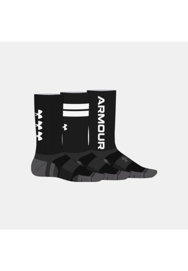 Skarpety sportowe Under Armour Performance Tech długie (3-PAK). Kolor: czarny. Sport: bieganie