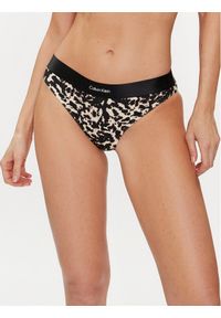 Calvin Klein Swimwear Dół od bikini KW0KW02490 Czarny. Kolor: czarny. Materiał: syntetyk #1