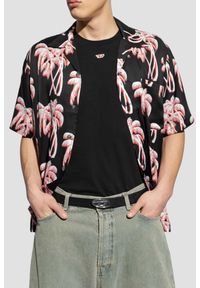 Diesel - DIESEL Czarny męski pasek B-1DR-LAYER, Rozmiar 100. Kolor: czarny #2