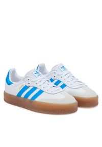 Adidas - adidas Sneakersy Sambae JQ1236 Biały. Kolor: biały. Materiał: skóra