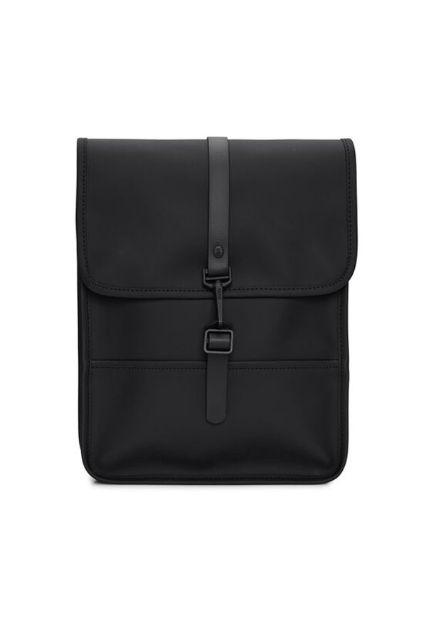 Rains Plecak Backpack Micro W3 13010 Czarny. Kolor: czarny. Materiał: materiał