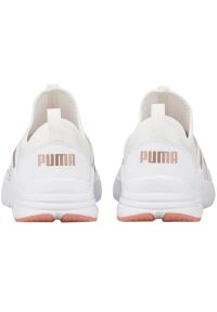 Buty Puma Wired Run Slipon Wmns W 382299 04 białe. Kolor: biały. Materiał: guma, skóra ekologiczna. Szerokość cholewki: normalna. Sport: bieganie #5