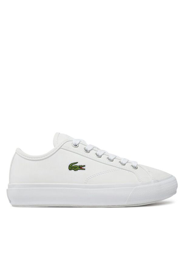 Lacoste Sneakersy Backcourt 224 2 Cuj 748CUJ000121G Biały. Kolor: biały. Materiał: skóra