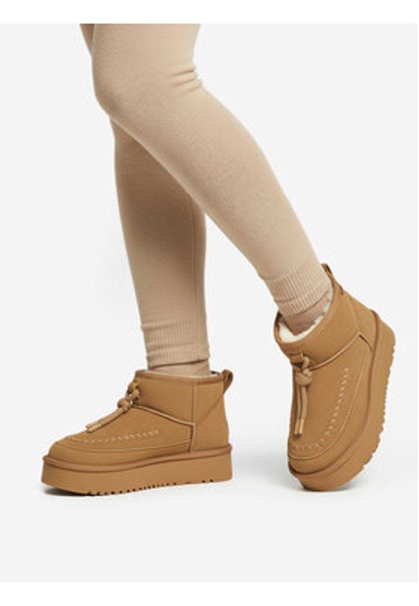 Roxy Śniegowce CEO-HDR2503-2 Brązowy. Kolor: brązowy. Materiał: syntetyk, materiał