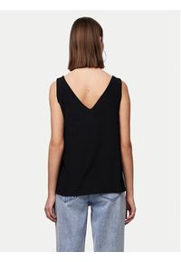 Pieces Top Franan 17146424 Czarny Regular Fit. Kolor: czarny. Materiał: syntetyk #3