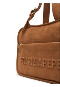 Patrizia Pepe Torebka 2B0125/L152P Brązowy. Kolor: brązowy. Materiał: skórzane, zamszowe