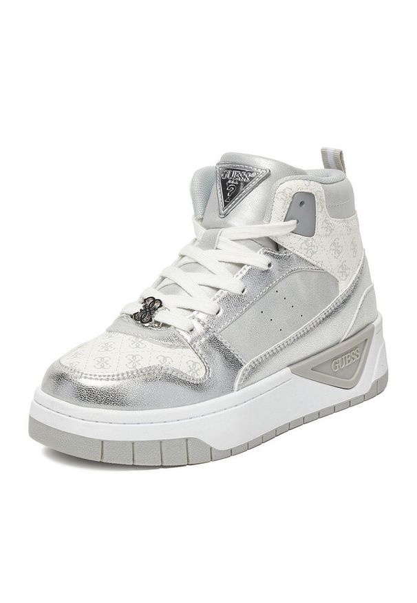 Sneakersy Guess. Kolor: srebrny