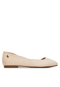DeeZee Półbuty 9-830-B Beżowy. Kolor: beżowy. Materiał: materiał