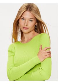 only - ONLY Sweter 15283423 Zielony Slim Fit. Kolor: zielony. Materiał: syntetyk, wiskoza #6