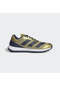 Adidas - Buty halowe dla dorosłych Adizero Fastcourt Shoes. Kolor: biały, wielokolorowy, niebieski, żółty