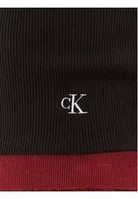 Calvin Klein Jeans Golf J20J222722 Czarny Slim Fit. Typ kołnierza: golf. Kolor: czarny. Materiał: syntetyk #3