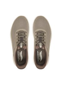 skechers - Skechers Sneakersy Go Walk Arch Fit N-Joy 217078 TPE Szary. Kolor: szary. Materiał: materiał #6