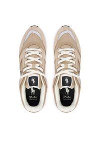 Polo Ralph Lauren Sneakersy 809P01637001 Beżowy. Kolor: beżowy. Materiał: skóra, zamsz #3