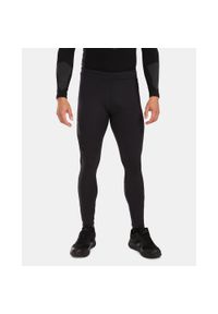 Męskie legginsy do biegania Kilpi RUNNER-M. Kolor: czarny. Sport: bieganie #1
