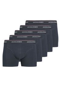 Jack & Jones Komplet 5 par bokserek Avery 12285184 Granatowy. Kolor: niebieski. Materiał: bawełna