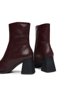 Vagabond Shoemakers Botki Hedda 5002-001-44 Bordowy. Kolor: czerwony. Materiał: skóra #3