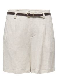 only - ONLY Szorty materiałowe Siesta 15367413 Beżowy Regular Fit. Kolor: beżowy. Materiał: wiskoza #5