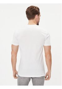 Calvin Klein Jeans T-Shirt J30J322552 Biały Slim Fit. Kolor: biały. Materiał: bawełna