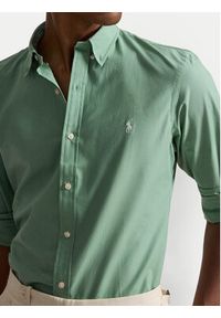 Polo Ralph Lauren Koszula 710929348500 Turkusowy Slim Fit. Typ kołnierza: polo. Kolor: turkusowy. Materiał: bawełna #8