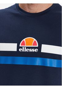 Ellesse T-Shirt Aprel SHR06453 Granatowy Regular Fit. Kolor: niebieski. Materiał: bawełna