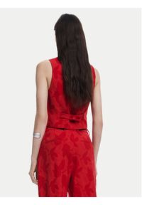 Desigual Kamizelka Portland 25SWEW24 Czerwony Regular Fit. Kolor: czerwony. Materiał: bawełna #5