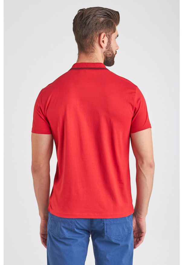 Trussardi Jeans - POLO trussardi jeans. Typ kołnierza: polo. Materiał: bawełna