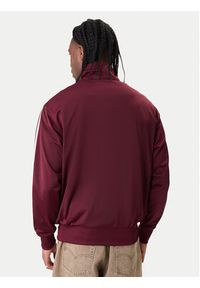 Adidas - adidas Bluza Firebird KE1646 Bordowy Loose Fit. Kolor: czerwony. Materiał: syntetyk #4
