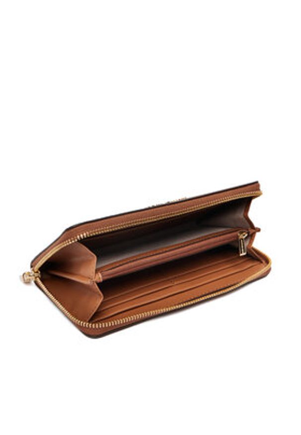 MICHAEL Michael Kors Portfel 32F5GJ6T7T Brązowy. Kolor: brązowy. Materiał: skóra