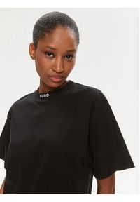 Hugo T-Shirt Dina 50514869 Czarny Relaxed Fit. Kolor: czarny. Materiał: bawełna #5