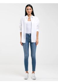 Big-Star - Spodnie jeans damskie Melinda High Waist 328. Stan: podwyższony. Kolor: niebieski #2