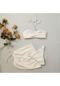 Intica - Strój kąpielowy z kwiatowym wzorem na plażę i basen Naciye. Kolor: czerwony. Materiał: materiał. Wzór: kwiaty #8