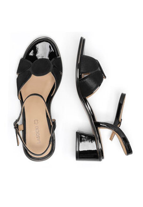 Lasocki Sandały WYL3784-2Z Czarny. Kolor: czarny. Materiał: skóra