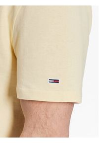 Tommy Jeans T-Shirt College Pop DM0DM16401 Żółty Regular Fit. Kolor: żółty. Materiał: bawełna #3