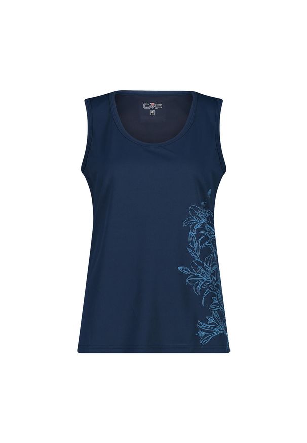 Damski tank top CMP. Kolor: niebieski. Długość rękawa: bez rękawów