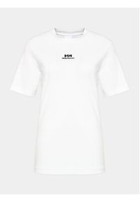 Helly Hansen T-Shirt Yu Patch 53391 Biały Regular Fit. Kolor: biały. Materiał: bawełna #5