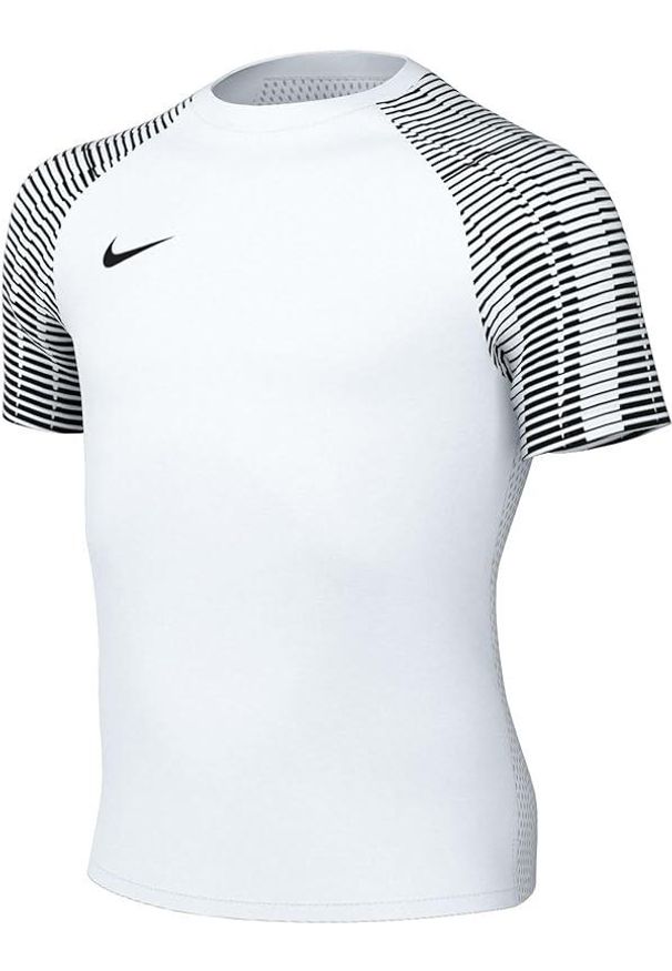 Koszulka treningowa chłopięca Nike Academy. Kolor: biały. Długość rękawa: krótki rękaw. Długość: krótkie