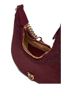 Pinko - PINKO Torebka Brioche Hobo Mini AI 24-25 PLTT 101433 A159 Bordowy. Kolor: czerwony #4