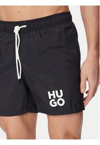 Hugo - HUGO Szorty kąpielowe Paolo 50545464 Czarny Regular Fit. Kolor: czarny. Materiał: syntetyk #2