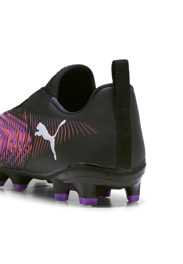 Puma - Młodzieżowe buty piłkarskie FUTURE 8 MATCH LL FG/AG PUMA Black White Glowing Red. Kolor: czerwony, biały, wielokolorowy, czarny. Sport: piłka nożna