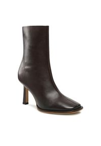 Gino Rossi Botki 105272 Brązowy. Kolor: brązowy. Materiał: skóra #1