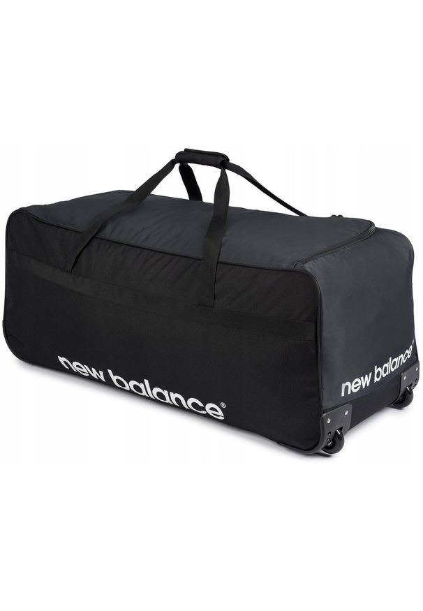 Duża torba sportowa na kółkach podróżna New Balance Team XL Bag. Kolor: czarny. Styl: sportowy