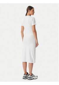 EA7 Emporio Armani Sukienka codzienna 7W001062 AF10373 U0002 Biały Regular Fit. Okazja: na co dzień. Kolor: biały. Materiał: bawełna. Typ sukienki: proste. Styl: casual #3