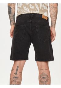 Jack & Jones - Jack&Jones Szorty jeansowe Chris Cooper 12252866 Czarny Relaxed Fit. Kolor: czarny. Materiał: bawełna #7