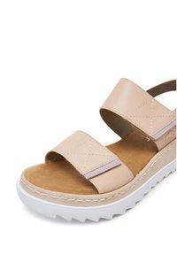 Rieker Sandały V4475-31 Beżowy. Kolor: beżowy. Materiał: skóra #3