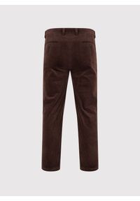 Pako Lorente - PAKO LORENTE - Brązowe spodnie z zakładkami. Kolor: brązowy. Materiał: sztruks, bawełna, elastan. Sezon: zima, jesień #6